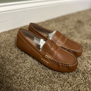Polo by Ralph Lauren Tan Kids Dress Loafers